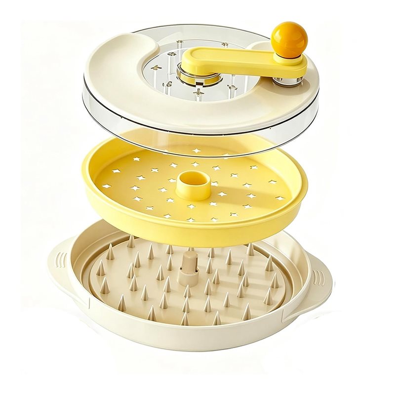 Meal Prep Chicken Breast - AAAN-Manuelles Hähnchenbrust-Zerkleinerungswerkzeug 360-Grad-Drehfunktion Fleischseparator für Hähnchen,