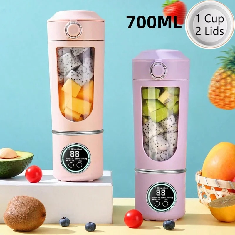 Meal Prep Juice Bottles - Neuer tragbarer Saftbereiter-Mixer für Shakes, Smoothies,