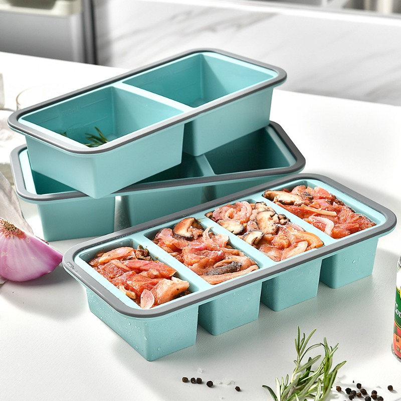 Meal Prep Menu - Große Eiswürfelformen für den Gefrierschrank –