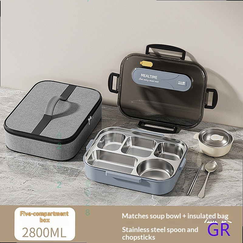 Stainless Bento Box - 316 Edelstahl Große Kapazität Bento-Box Mikrowellengeeigneter
