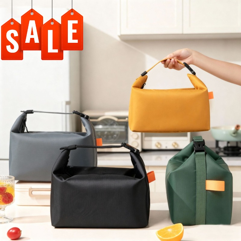 Meal Prep Fit - Große Isolierte Lunch-Tasche für Erwachsene, Wasserdichte