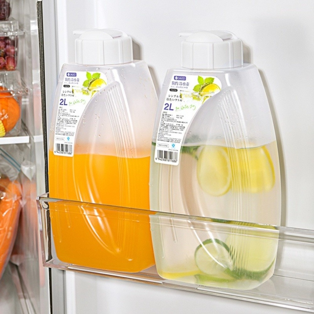 Meal Prep Juice Bottles - Neue 1L/2L Kaltwasserkanne mit Deckel, Langlebige