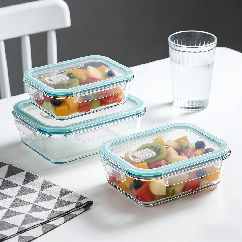 Meal Prep Glass Containers Oven Safe - Hochwertige Borosilikatglas-Lunchbox, Mikrowellengeeignet, Versiegelte Bento-Box, Kühlschrank-