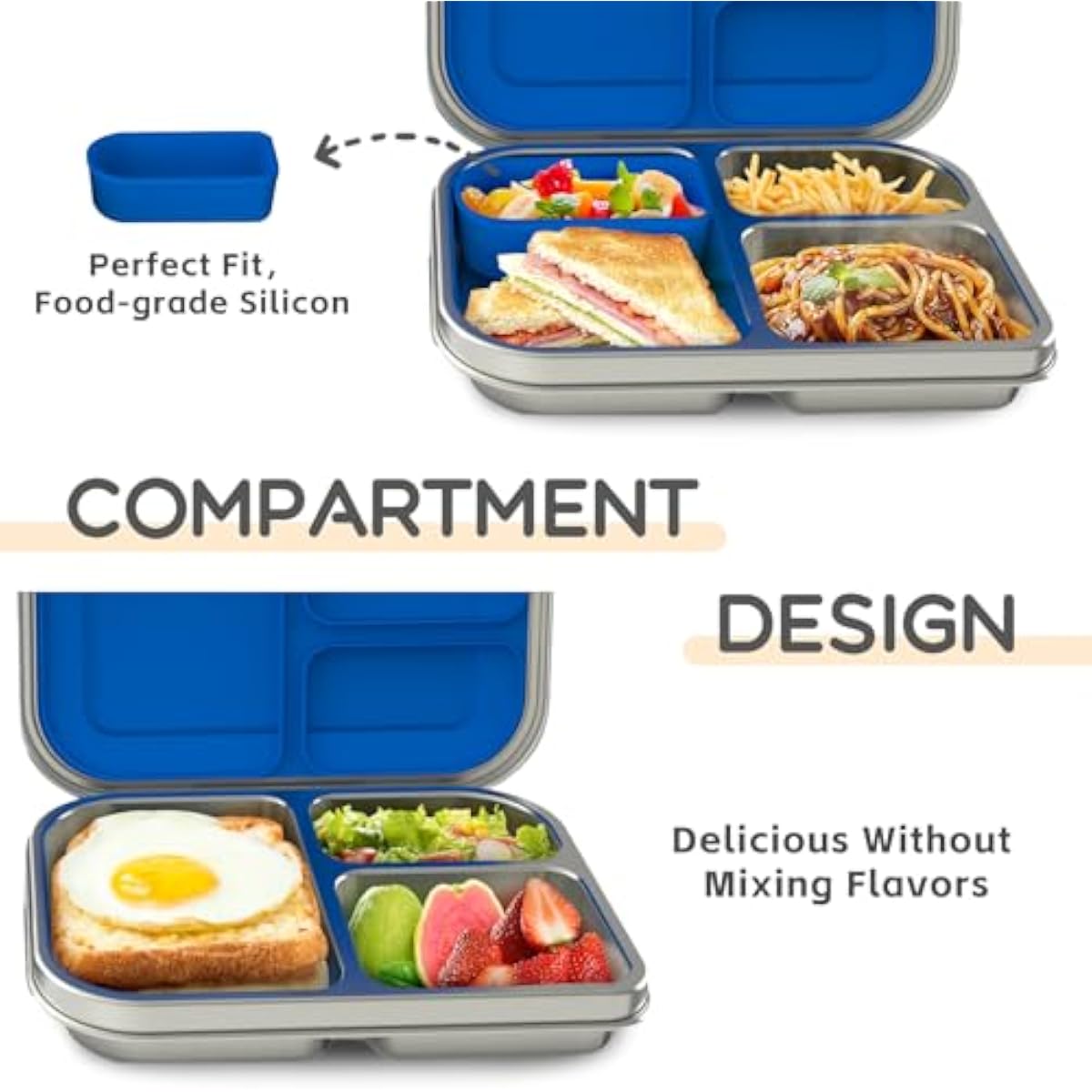 Edelstahl-Bento-Lunchbox für K – Stainless Bento Box Bewertung und Preis