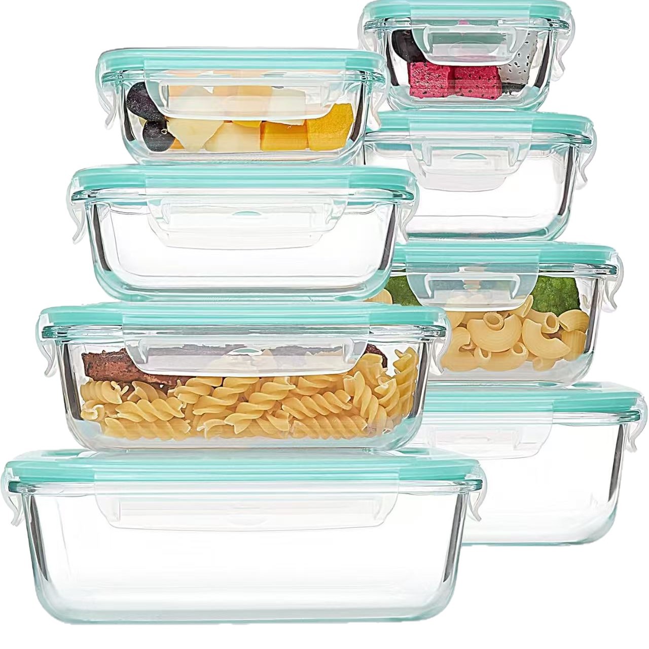 8-teiliges Glas-Lunch- und Auf – Meal Prep Glass Containers Bewertung und Preis