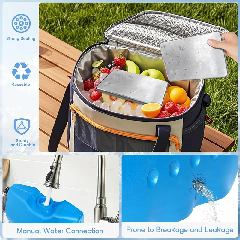 Eispacks für Lunchboxen, wiede – Stainless Bento Box Bewertung und Preis