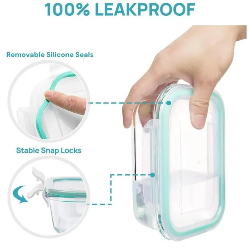 Glas-Lunchboxen zur Aufbewahru – Meal Prep Glass Containers Bewertung und Preis