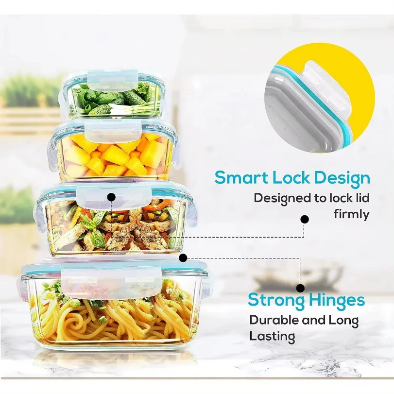 Glas-Lunchboxen zur Aufbewahru – Meal Prep Glass Containers Bewertung und Preis