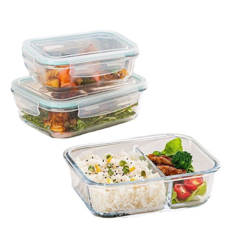 Minimalistische Glas-Lunchbox  – Meal Prep Glass Containers Bewertung und Preis