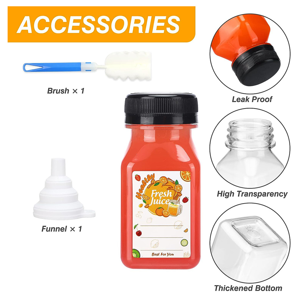 4 Unzen Kunststoff-Saftflasche – Meal Prep Juice Bottles Bewertung und Preis