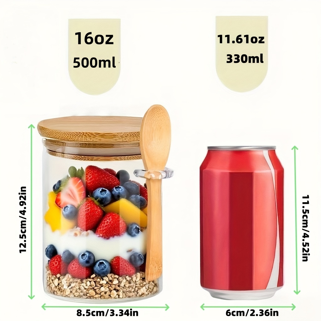 1/2/4/8-teiliges Haferflocken- – Meal Prep Glass Containers Bewertung und Preis