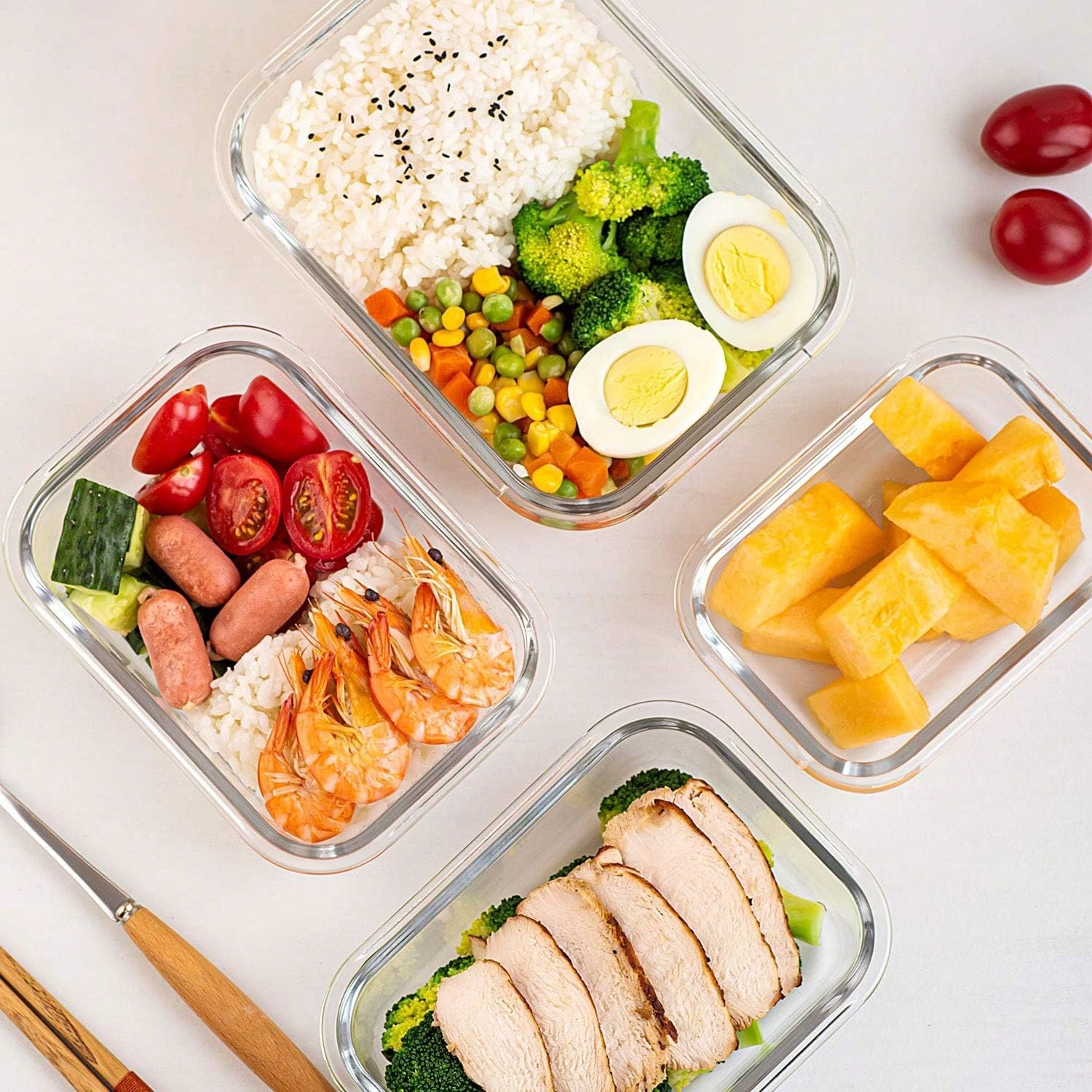 10er-Pack Glas-Mahlzeitbehälte – Meal Prep Glass Containers Oven Safe Bewertung und Preis