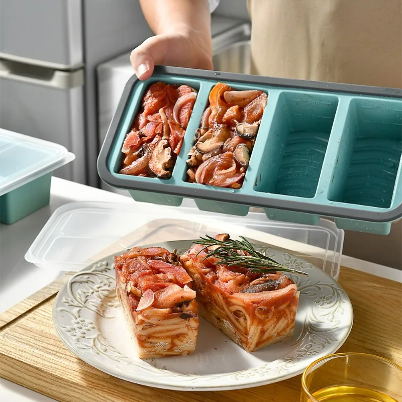 1 Stück Silikon-Gefrierschrank – Meal Prep Menu Bewertung und Preis