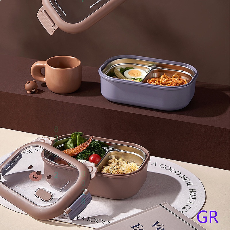 Niedliche Bären-Edelstahl-Isol – Stainless Bento Box Bewertung und Preis