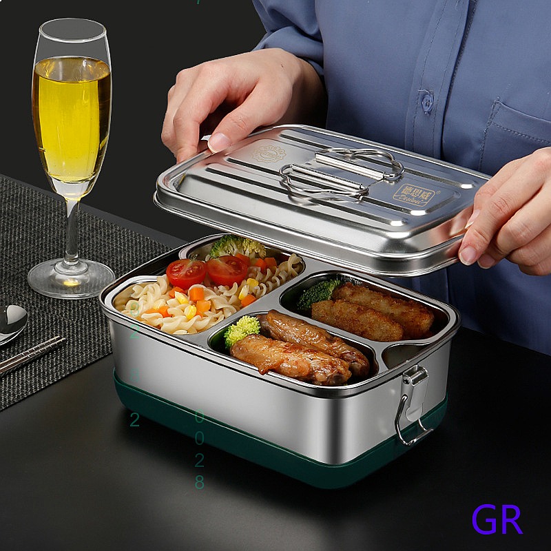 304 Edelstahl Lunchbox Auslauf – Stainless Bento Box Bewertung und Preis