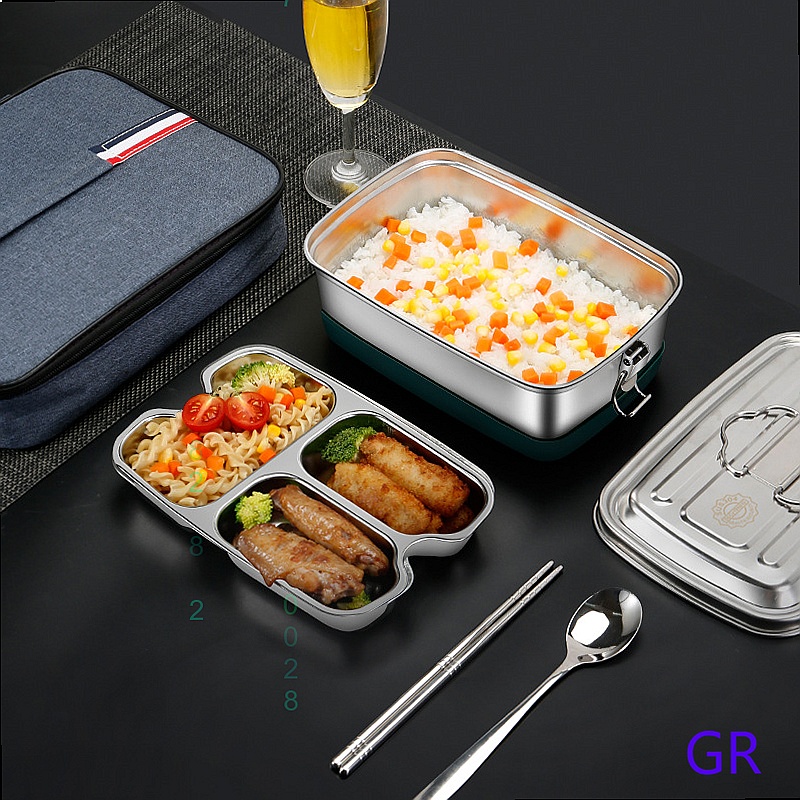 304 Edelstahl Lunchbox Auslauf – Stainless Bento Box Bewertung und Preis