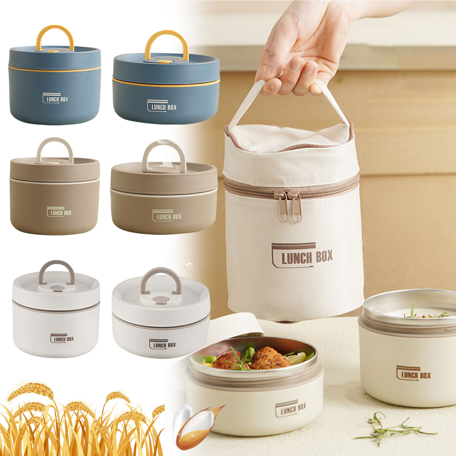 Thermische Lunchbox Edelstahl  – Stainless Bento Box Bewertung und Preis