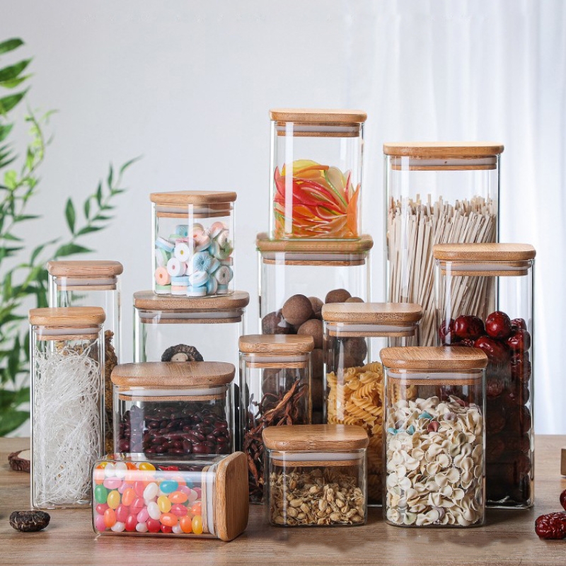 Bambus glas Dosen transparente – Meal Prep Glass Containers Bewertung und Preis