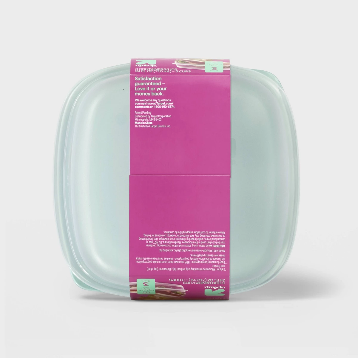 2026 Neu 3er-Pack 24oz Quadrat – Meal Prep Fit Bewertung und Preis